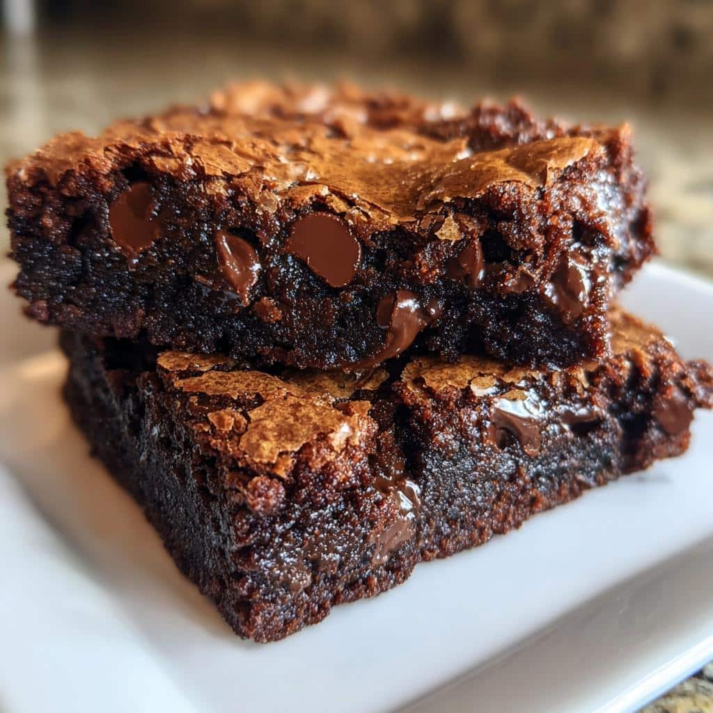 1 Ultimate Fudgy Chewy Brookies Recipe for Chocolate Lovers 3 fudgy chewy browkies brookies are a delicious treat - detail 1