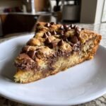 giant chocolate chip cookie cake is a must try dessert