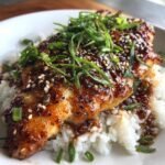 ginger soy glazed cod is a delicious seafood dish