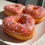 heart donuts valentines day