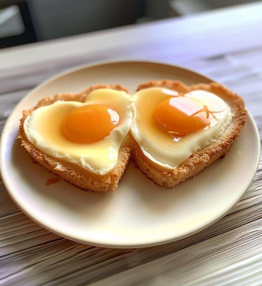 2 Irresistible Heart Shaped Eggs Romantic Breakfast Recipe Secrets 3 heart shaped eggs romantic breakfast recipe - detail 1