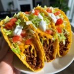 heart shaped tacos valentines day