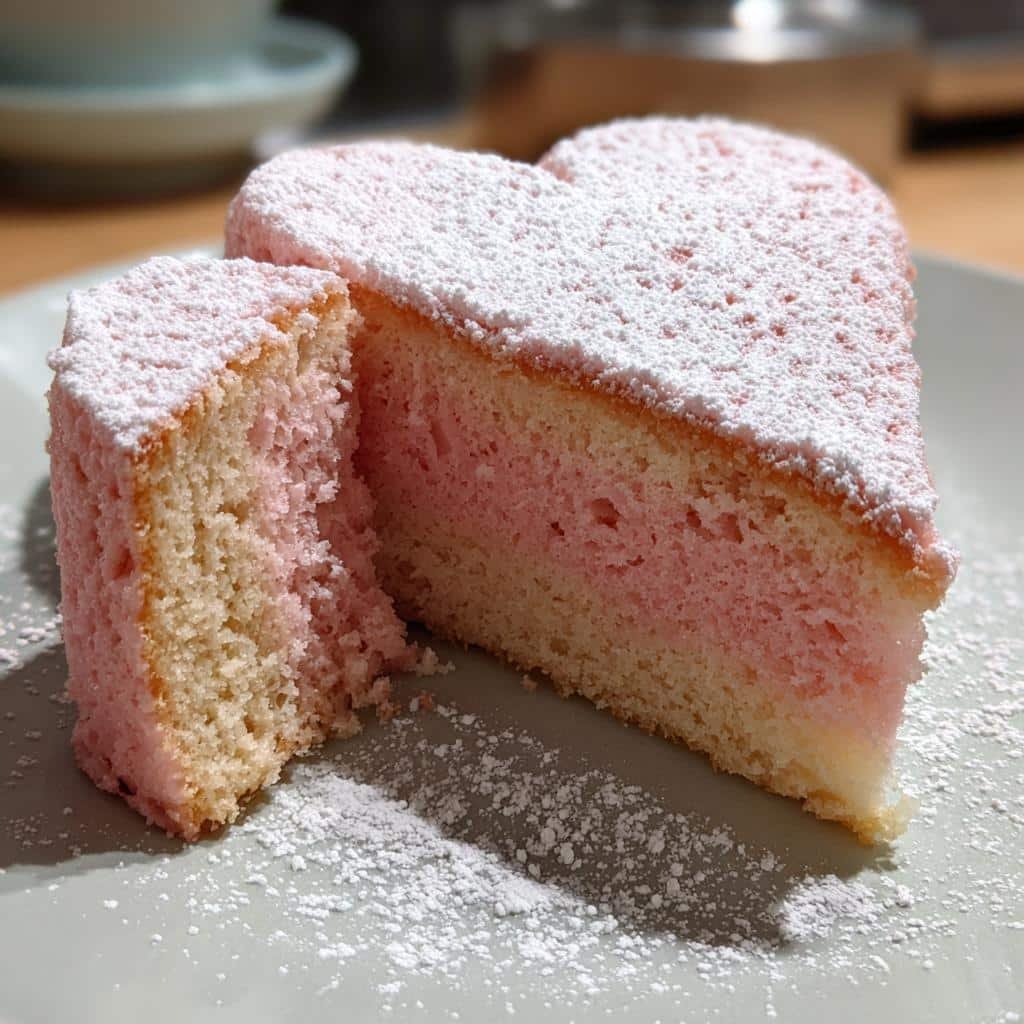 1 Heart Shaped Valentines Cake Recipe - Irresistibly Romantic Dessert 3 heart shaped valentines cake - detail 1