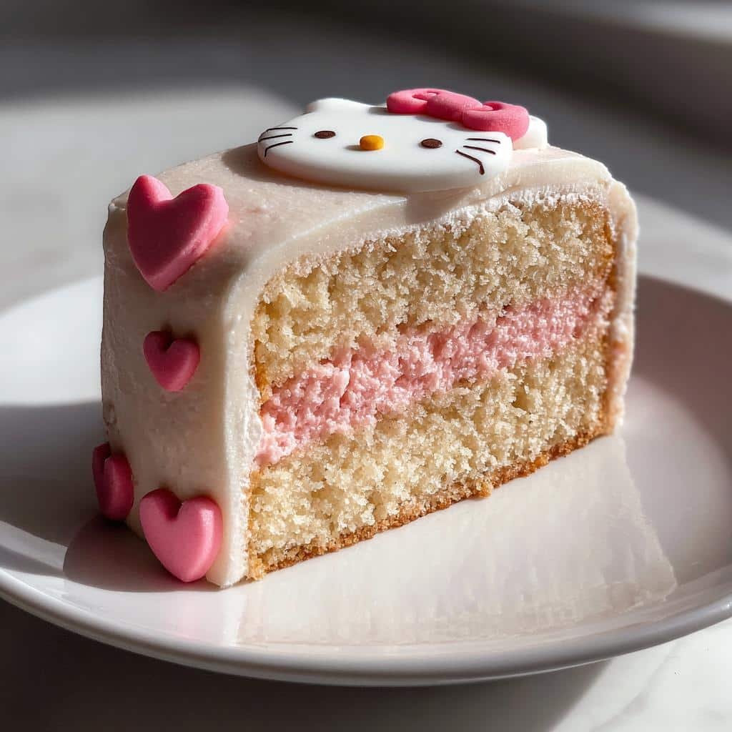 hello kitty valentines cake - detail 1
