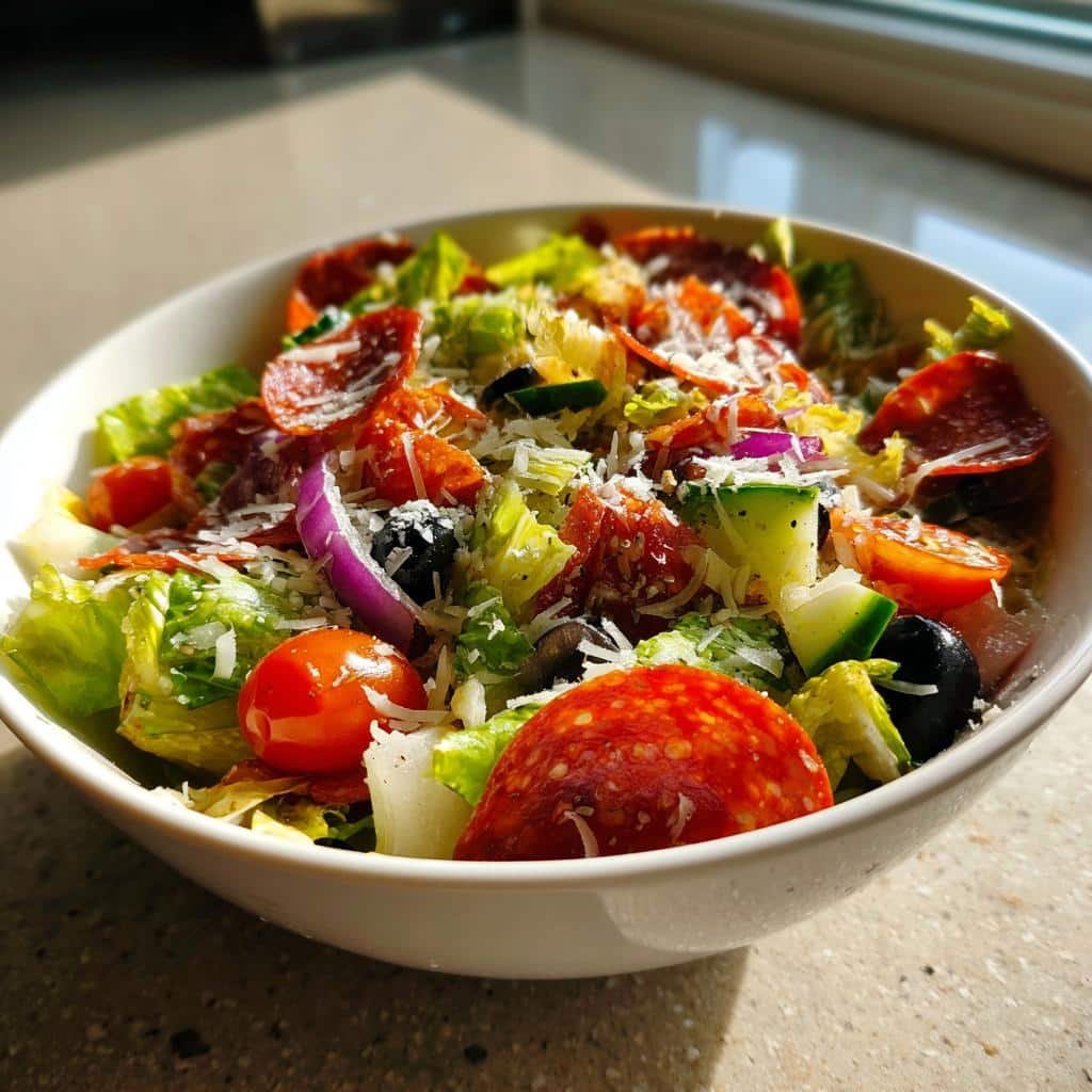 15-Minute Italian Chopped Salad: The Ultimate Refreshing Meal 3 italian chopped salad is a refreshing meal option - detail 1