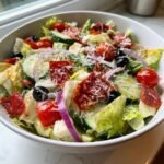 italian chopped salad is a refreshing meal option