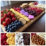 kids charcuterie board valentines
