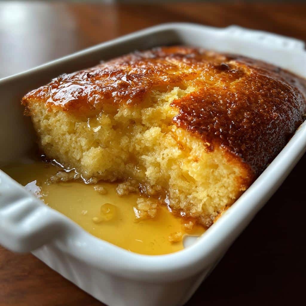 magic lemon cobbler delight is a must try dessert - detail 1