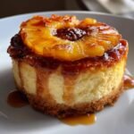 mini pineapple upside down cheesecakes are delicious