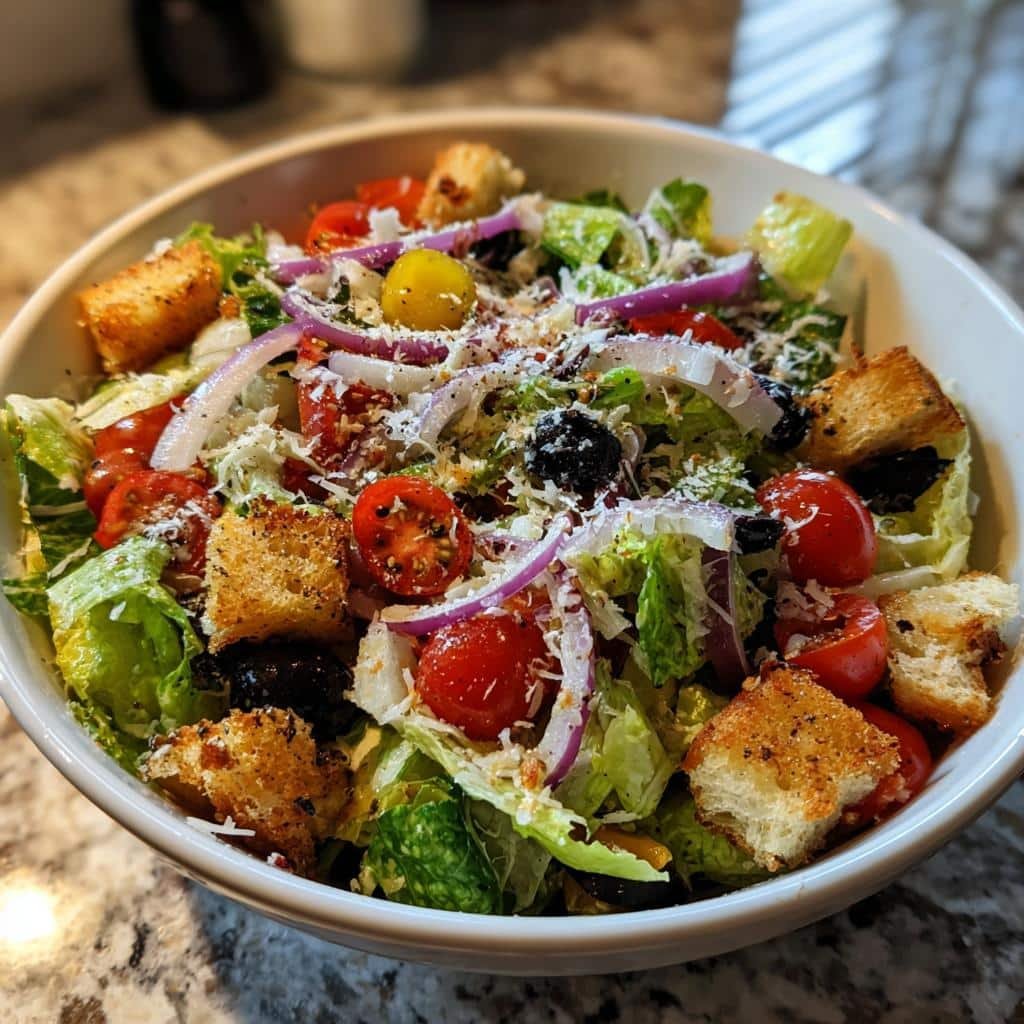 Olive Garden Salad Recipe - 15 Minutes to Fresh Bliss 3 olive garden salad is a must try for everyone - detail 1