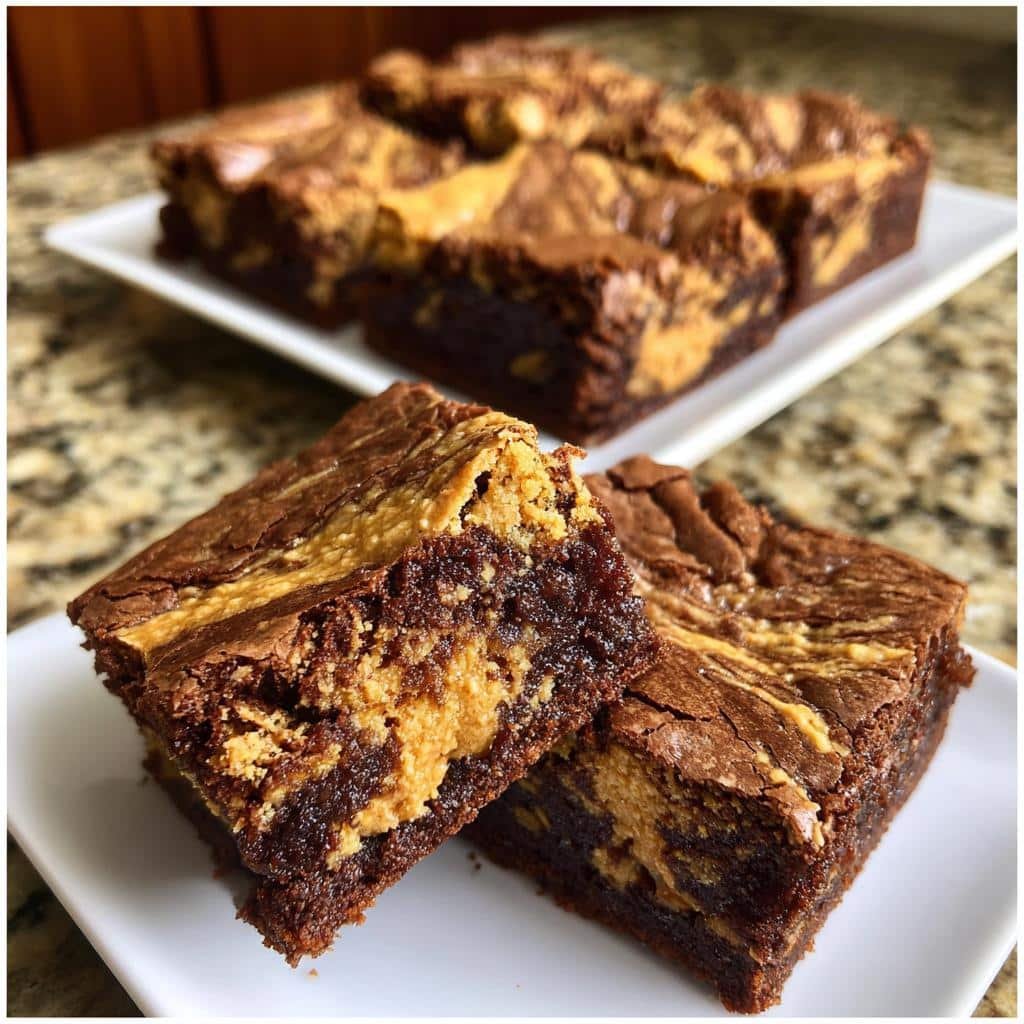 Peanut Butter Brownie Swirl Cookies – 10 Irresistible Bites of Bliss 3 peanut butter brownie swirl cookies are a must try - detail 1