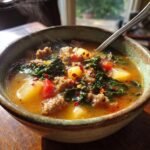 slow cooker italian sausage soup is a must try recipe