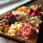 small valentines charcuterie board