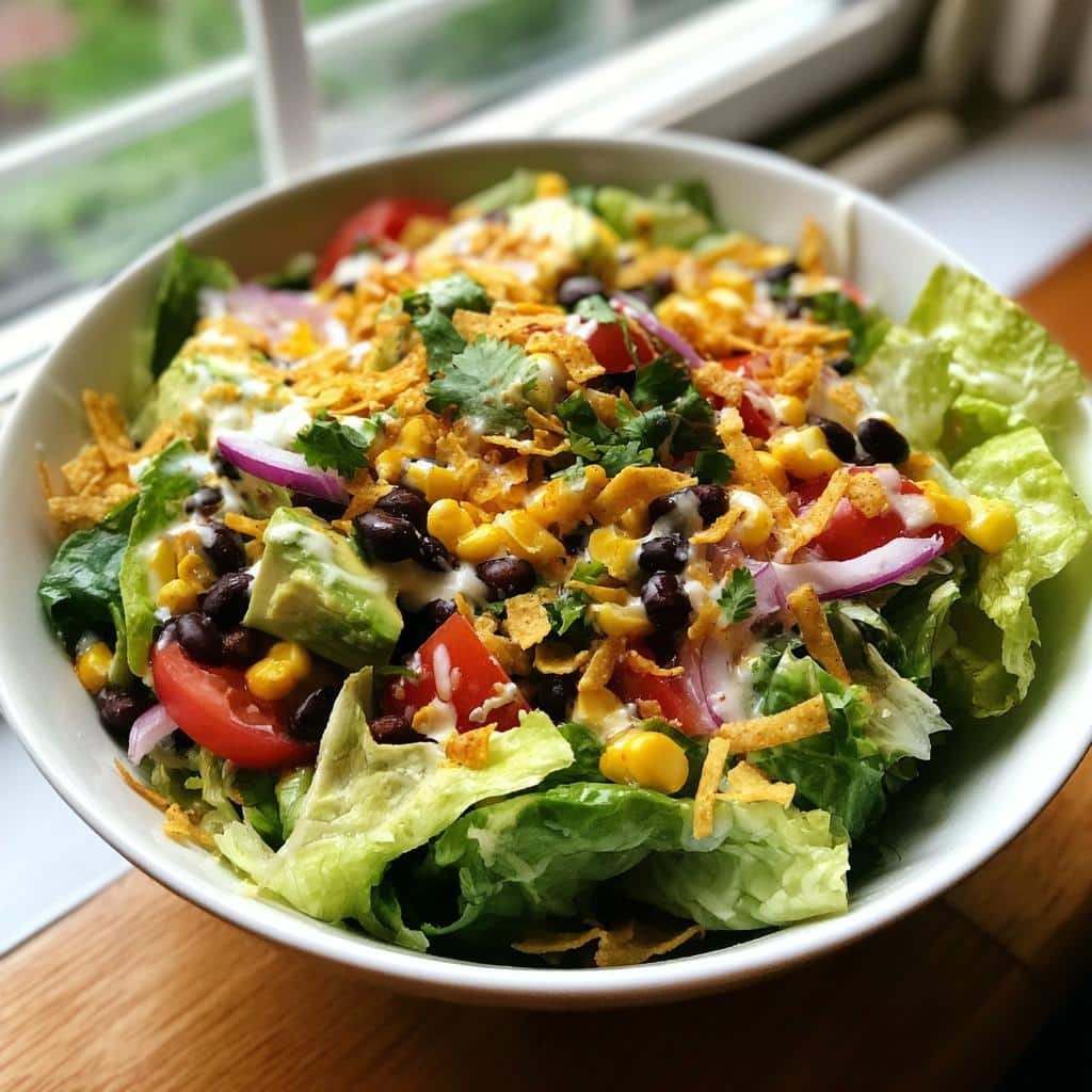 spicy southwest salad is a delicious healthy choice - detail 1