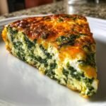 spinach frittata is a delicious and healthy dish
