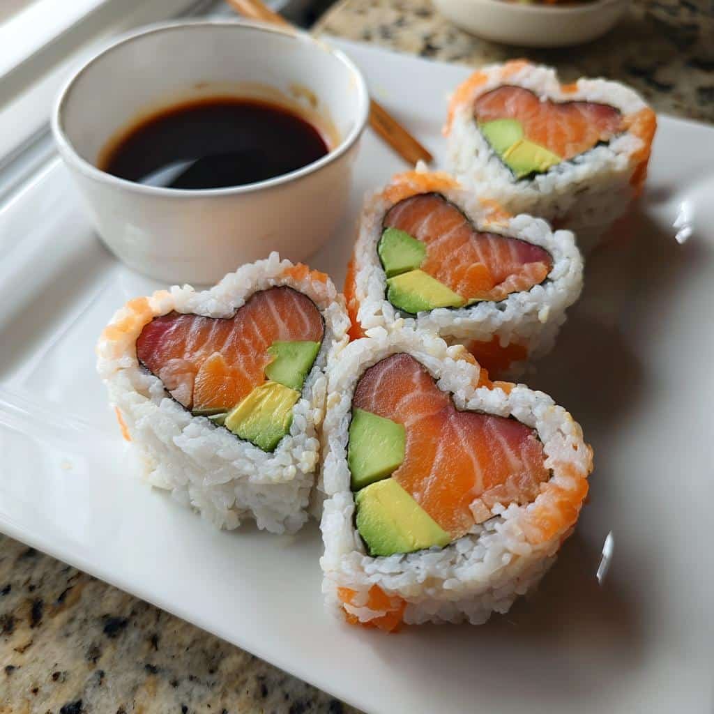 3 Irresistible Sushi Heart Valentines Day Ideas You'll Adore 3 sushi heart valentines day - detail 1