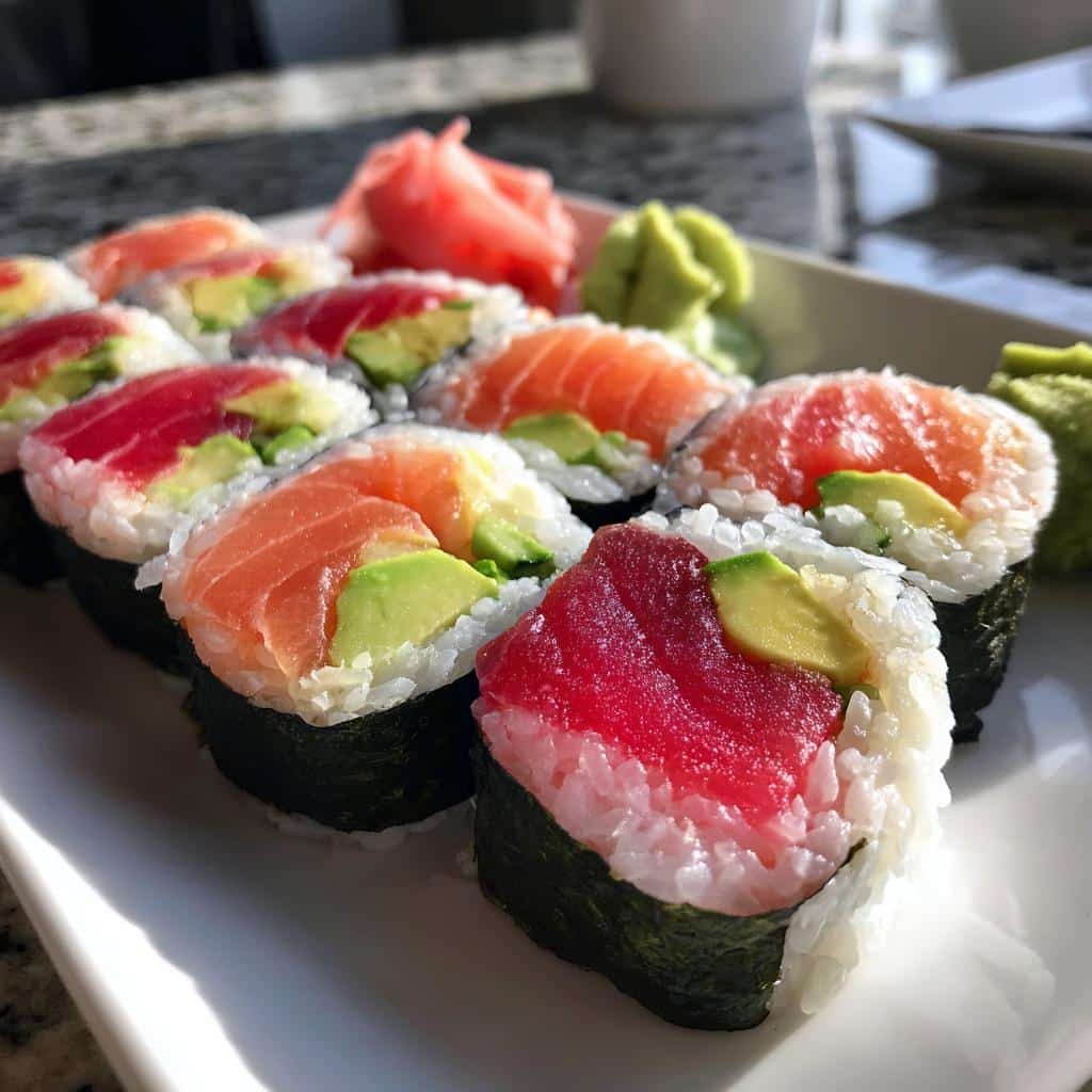 "Romantic Sushi Valentine’s Day Recipe in Just 1 Hour" 3 sushi valentines day - detail 1