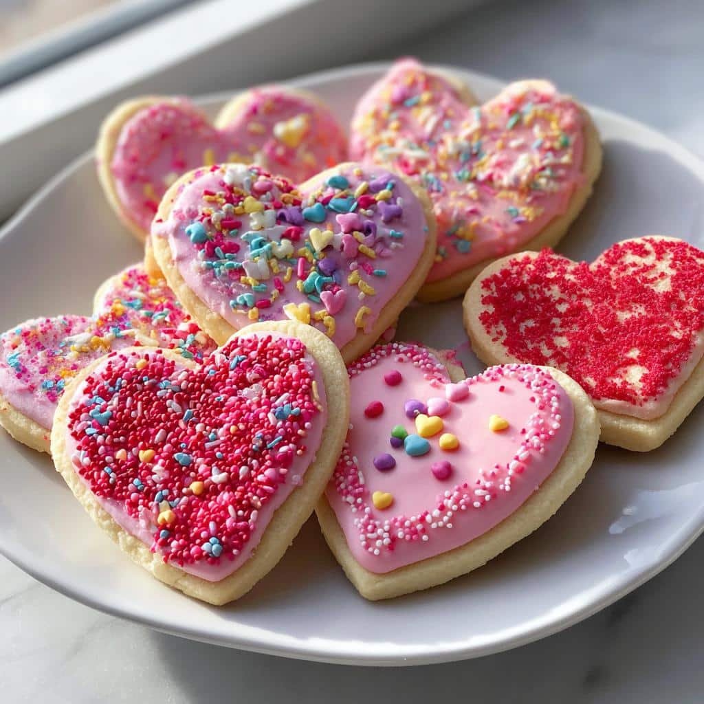 valentines day sugar cookies decorated fun - detail 1