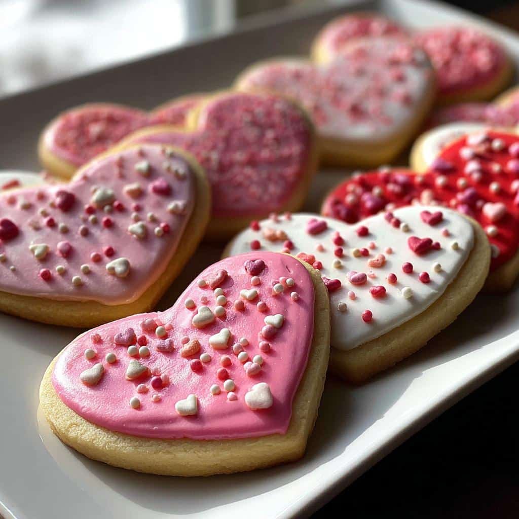 valentines decorated cookies sweetfun - detail 1