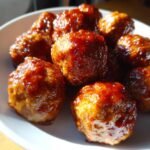 baked juicy smoky chipotle meatballs