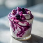blueberry swirl yogurt bites