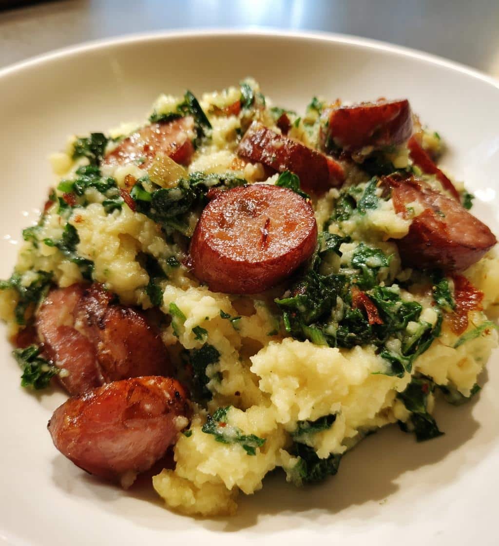 boerenkool stamppot met rookworst recept - detail 2