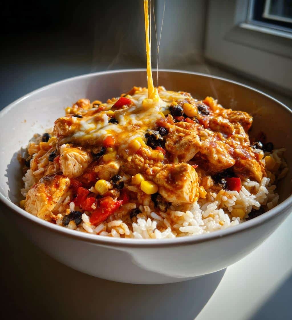 30-Minute Cheesy Southwest Chicken and Rice Bliss 3 cheesy southwest chicken and rice - detail 1