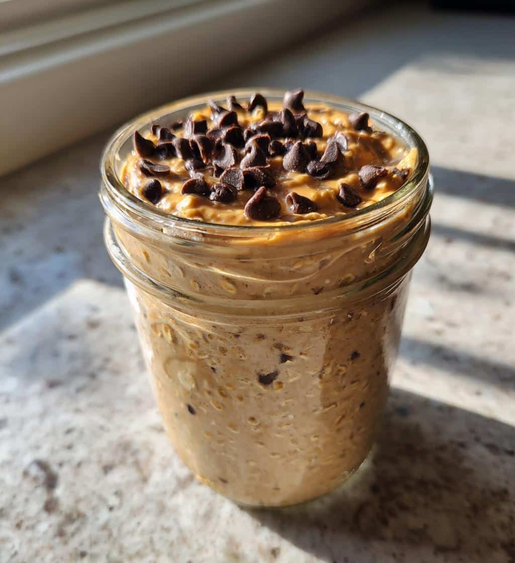 cookie dough overnight oats - detail 1
