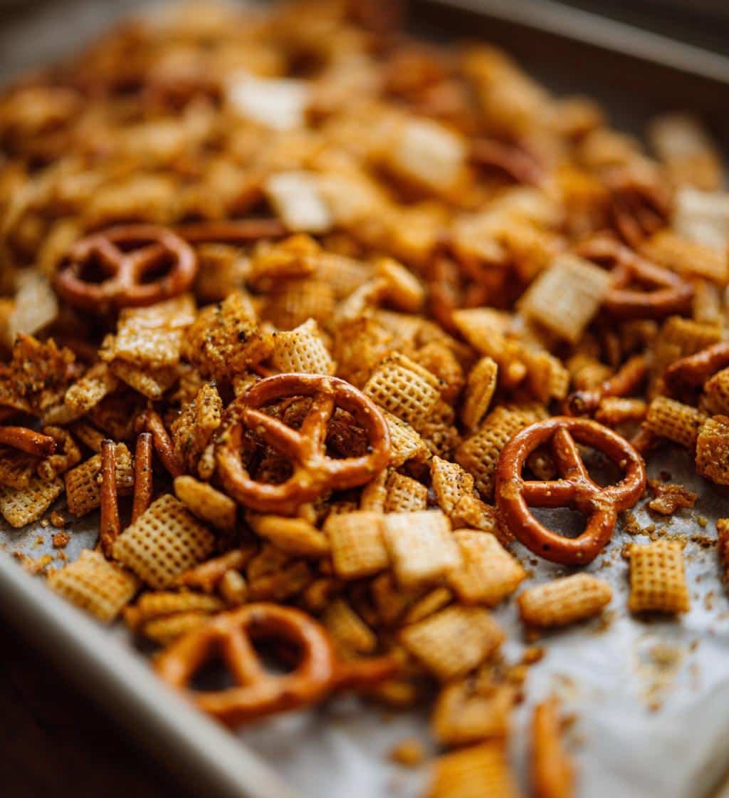 Irresistible Dill Pickle Chex Mix Recipe in Just 45 Minutes 3 dill pickle chex mix - detail 1