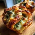 festive basil pesto cheesy puff pastry christmas tree