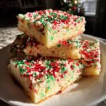 festive christmas sugar cookie bars you can bake with kids