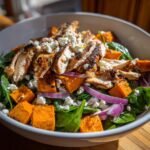 grilled chicken sweet potato bowl