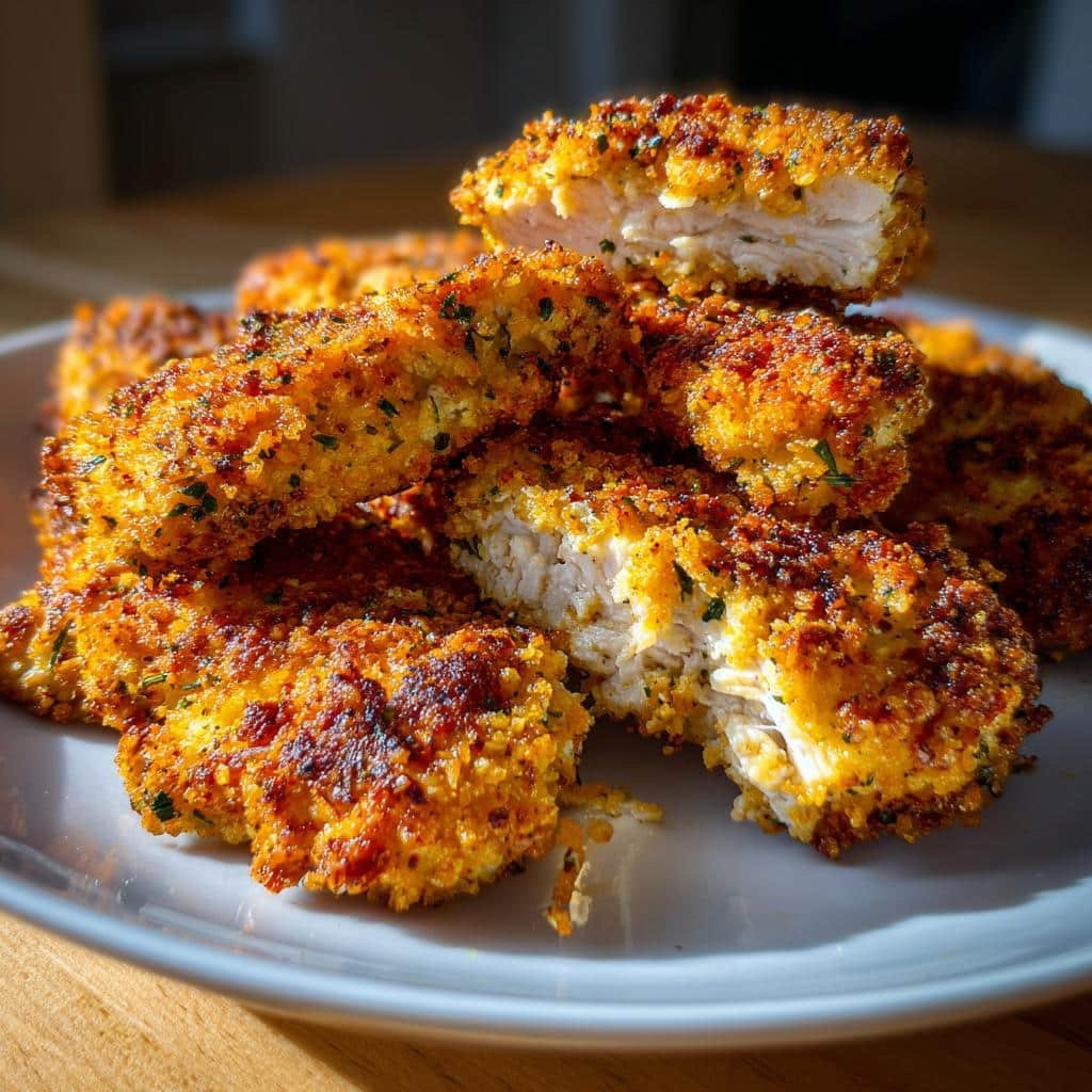 healthy chicken tender recipes air fryer - detail 1