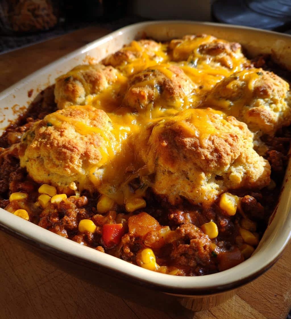 hearty baked cowboy casserole - detail 1