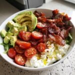 high protein blt cottage cheese bowl