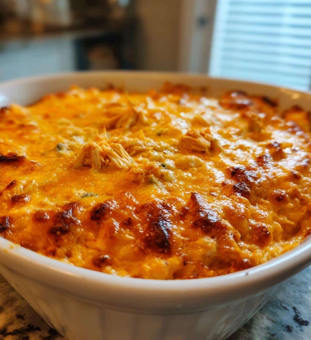 high protein buffalo chicken dip - detail 1