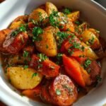 hollandse rookworst stoofpot met aardappelen