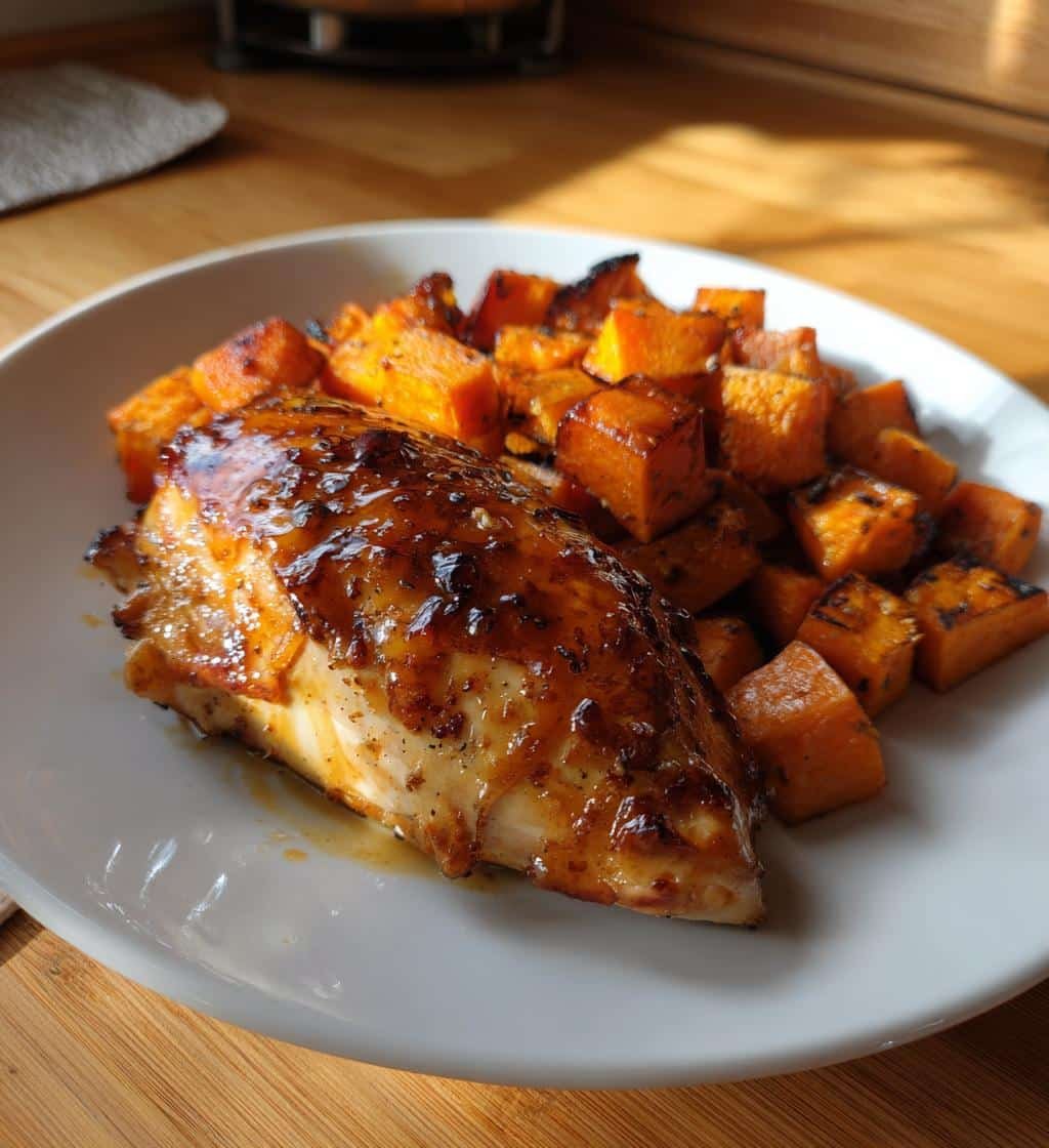 Irresistible Maple Glazed Chicken with Sweet Potatoes in 30 Minutes 3 irresistible maple glazed chicken with sweet potatoes - detail 1