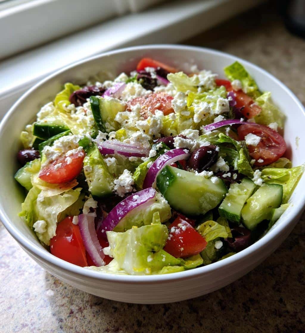 15-Minute Mediterranean Chopped Salad - Insanely Fresh & Delicious 3 mediterranean chopped salad - detail 1
