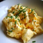 silky miso scrambled eggs
