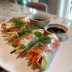 smoked salmon spring rolls recipe