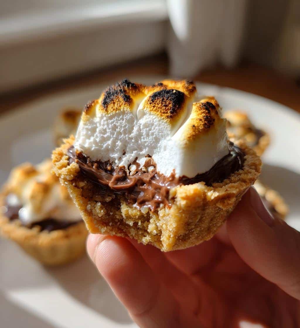 smores cookie cups - detail 1