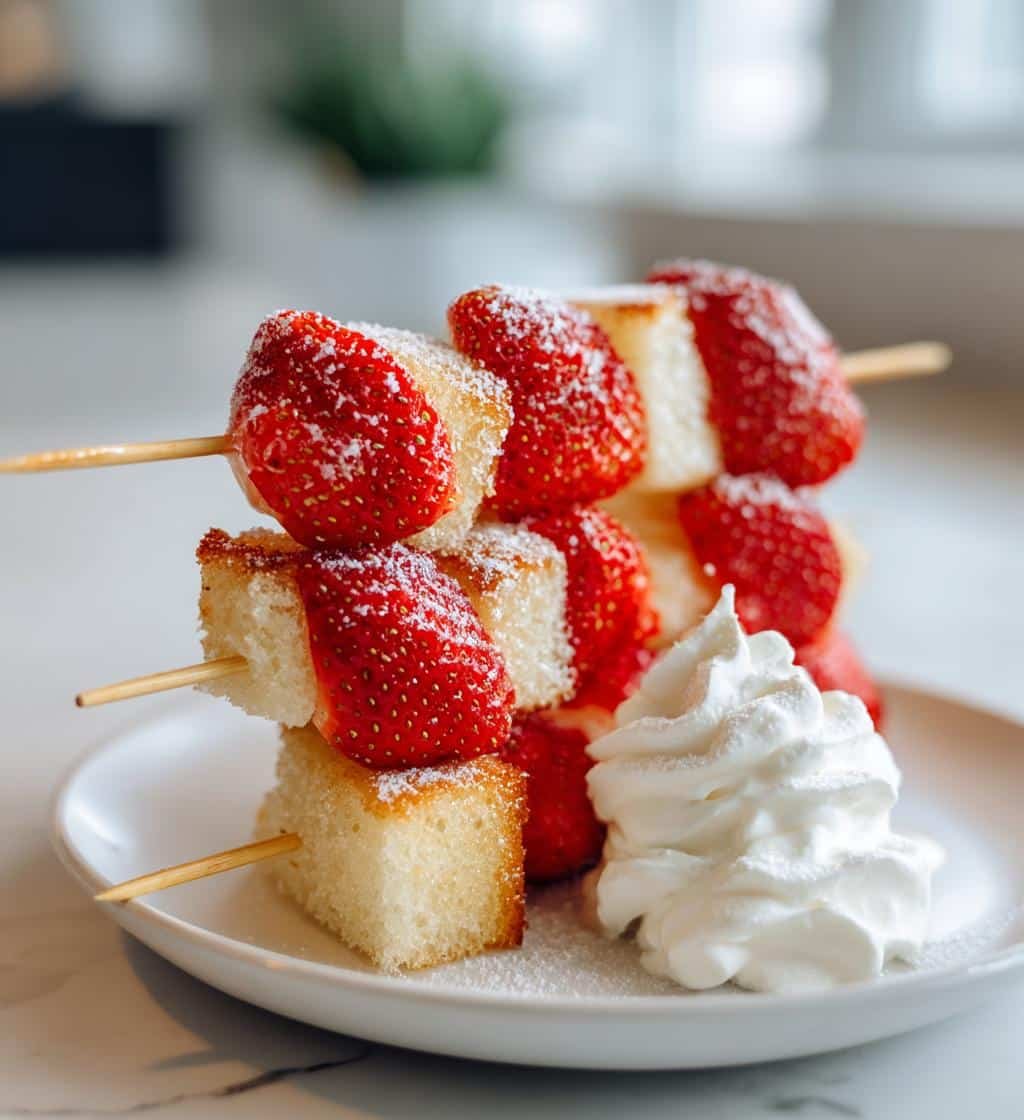 Irresistible Strawberry Shortcake Kabobs Ready in 10 Minutes 3 strawberry shortcake kabobs - detail 1