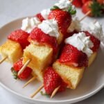 strawberry shortcake kabobs