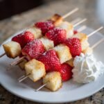 strawberry shortcake kabobs