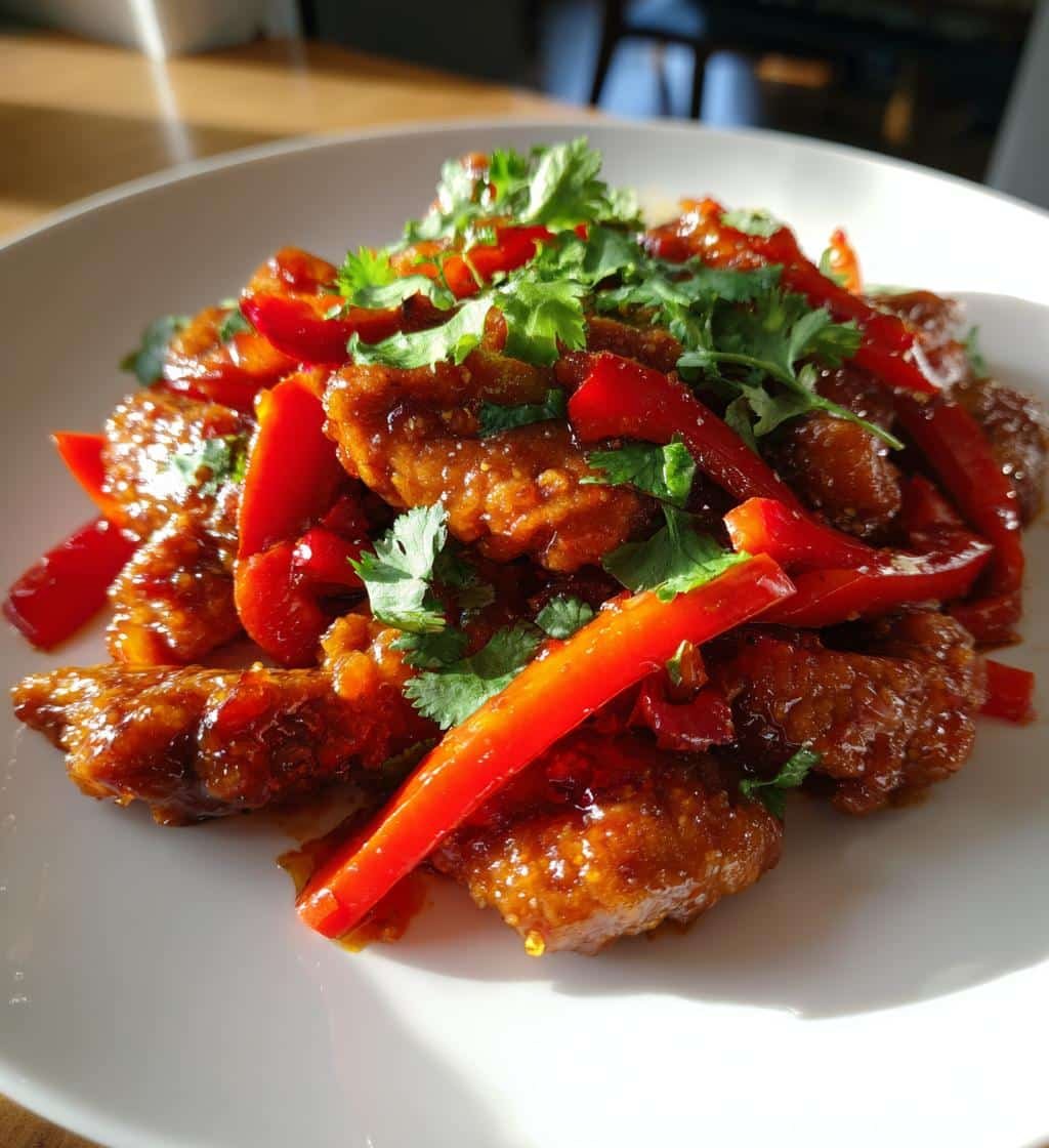 sweet and spicy thai chicken - detail 1