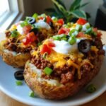 taco loaded baked potatoes