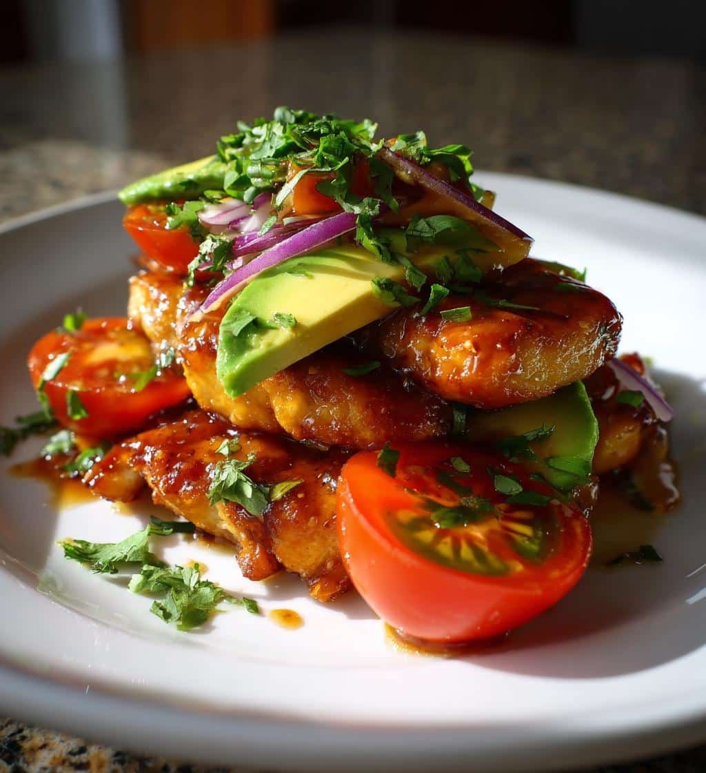 Tangy Honey Lime Chicken Stack in Just 30 Minutes - Irresistible! 3 tangy honey lime chicken stack - detail 1