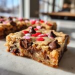 valentine peanut butter cookie bars