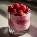 vegan raspberry chia pudding